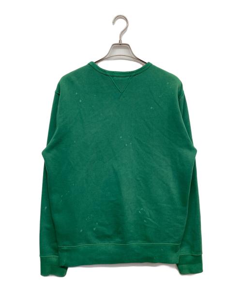 POLO RALPH LAUREN（ポロ・ラルフローレン）POLO RALPH LAUREN (ポロ・ラルフローレン) クルーネックスウェット グリーン サイズ:Mの古着・服飾アイテム
