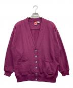 White stagホワイトスタッグ）の古着「カーディガン」｜パープル