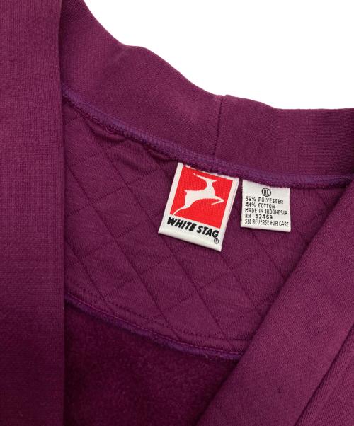 White stag（ホワイトスタッグ）White stag (ホワイトスタッグ) カーディガン パープル サイズ:XLの古着・服飾アイテム