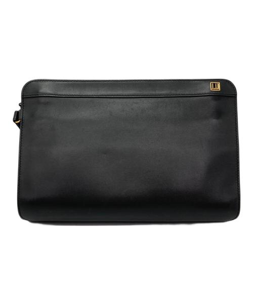 dunhill（ダンヒル）dunhill (ダンヒル) クラッチバッグ ブラックの古着・服飾アイテム