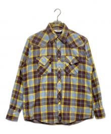 WOOLRICH（ウールリッチ）の古着「チェックシャツ」｜ブラウン×イエロー