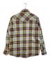 WOOLRICH (ウールリッチ) チェックシャツ ブラウン×イエロー サイズ:XL：5000円