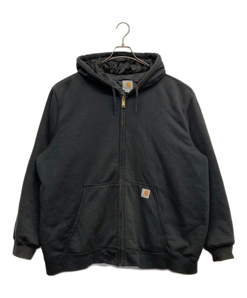 CarHartt（カーハート）CarHartt (カーハート) ジップパーカー ブラック サイズ:3XLの古着・服飾アイテム