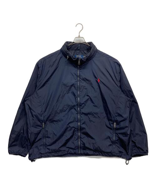 POLO RALPH LAUREN（ポロ・ラルフローレン）POLO RALPH LAUREN (ポロ・ラルフローレン) ナイロンジャケット ネイビー サイズ:3XBの古着・服飾アイテム
