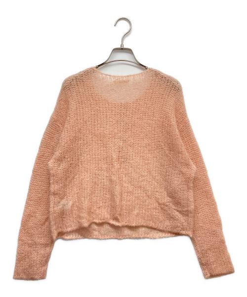 Plage（プラージュ）Plage (プラージュ) HENLEY ALPACA mix プルオーバー ピンク サイズ:無しの古着・服飾アイテム