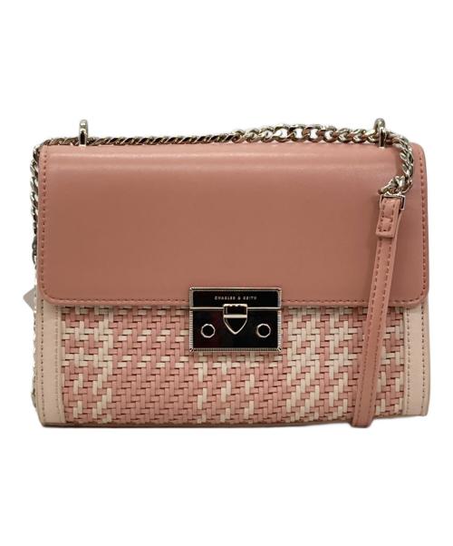 CHARLES & KEITH（チャールズアンドキース）CHARLES & KEITH (チャールズ＆キース) 2WAYショルダーバッグ ピンクの古着・服飾アイテム