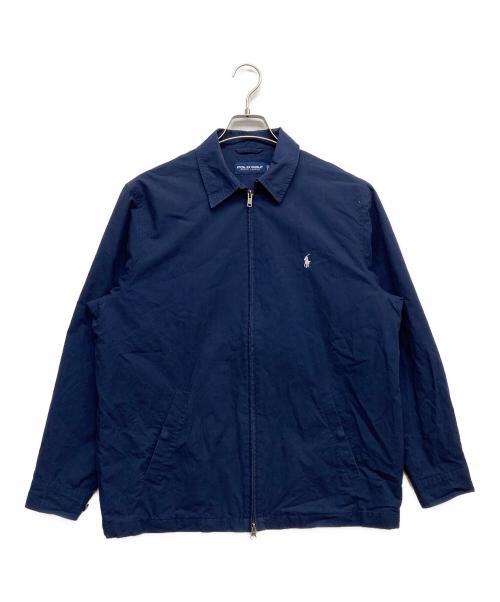 POLO GOLF（ポロ ゴルフ）POLO GOLF (ポロ ゴルフ) スイングトップジャケット ネイビー サイズ:Lの古着・服飾アイテム