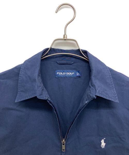 POLO GOLF（ポロ ゴルフ）POLO GOLF (ポロ ゴルフ) スイングトップジャケット ネイビー サイズ:Lの古着・服飾アイテム