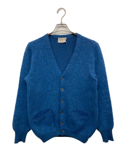 Rob Scot GOLD LABEL（ロブスコット ゴールドレーベル）Rob Scot GOLD LABEL (ロブスコット ゴールドレーベル) モヘアカーディガン ブルー サイズ:Mの古着・服飾アイテム