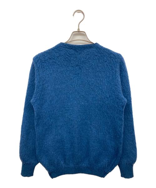 Rob Scot GOLD LABEL（ロブスコット ゴールドレーベル）Rob Scot GOLD LABEL (ロブスコット ゴールドレーベル) モヘアカーディガン ブルー サイズ:Mの古着・服飾アイテム