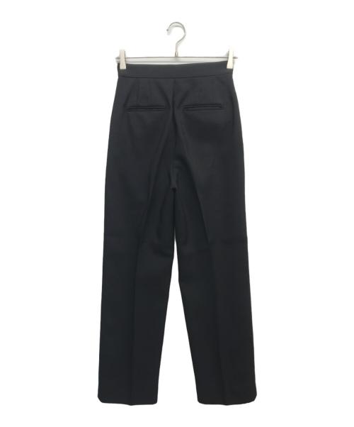 ESTNATION（エストネーション）ESTNATION (エストネーション) ナチュラルバックサテンワイドパンツ ネイビー サイズ:36の古着・服飾アイテム