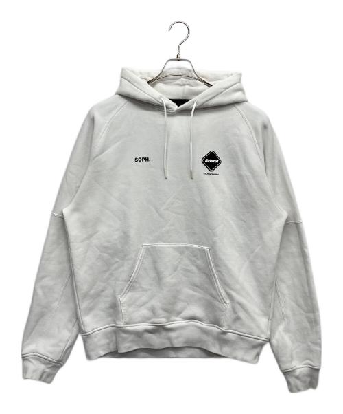SOPH.（ソフ）SOPH. (ソフネット) BIG LOGO TEAM SWEAT HOODIE ホワイト サイズ:Mの古着・服飾アイテム