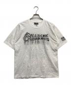 NEIGHBORHOOD×ANARCHIC ADJUSTMENTネイバーフッド×アナーキック・アジャストメント）の古着「ロゴTシャツ」｜ホワイト