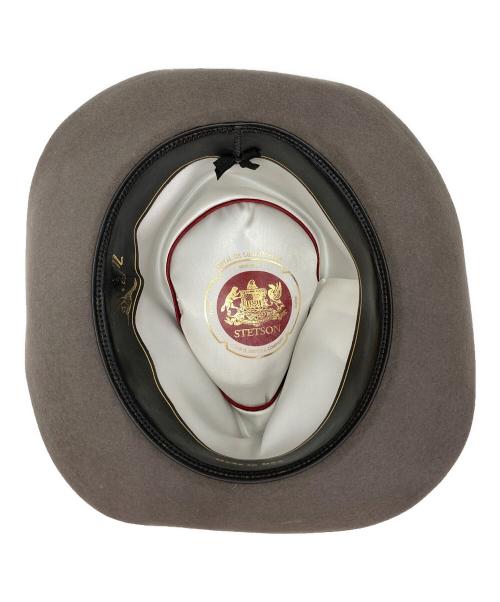 STETSON（ステットソン）STETSON (ステットソン) ハット ブラウン サイズ:7 3/8の古着・服飾アイテム