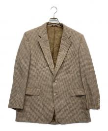 Cricketeer（クリケッター）の古着「チェックジャケット」｜ベージュ