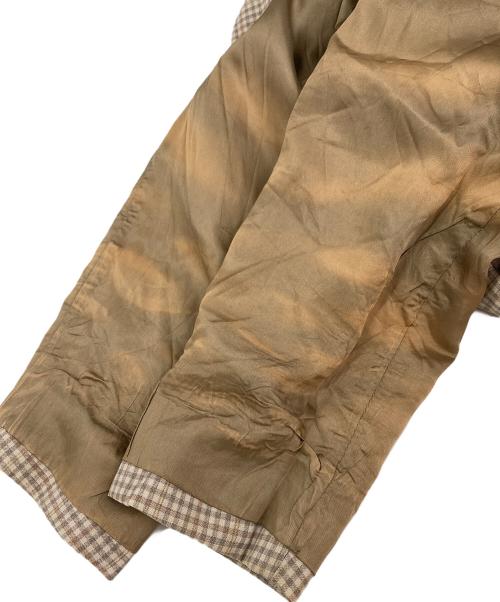 Cricketeer（クリケッター）Cricketeer (クリケッター) チェックジャケット ベージュ サイズ:印字消えの古着・服飾アイテム