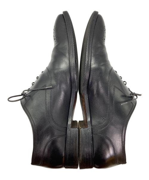 SUTOR MANTELLASSI（ストール・マンテラッシ）Sutor Mantellassi (ストール・マンテラッシ) メダリオンシューズ ブラック サイズ:7 1/2の古着・服飾アイテム