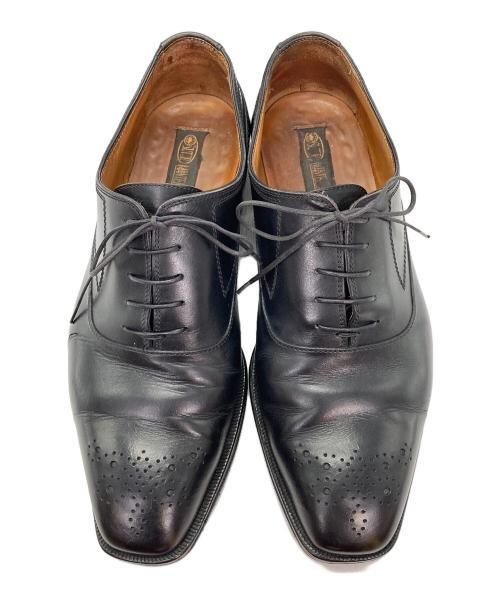 SUTOR MANTELLASSI（ストール・マンテラッシ）Sutor Mantellassi (ストール・マンテラッシ) メダリオンシューズ ブラック サイズ:7 1/2の古着・服飾アイテム