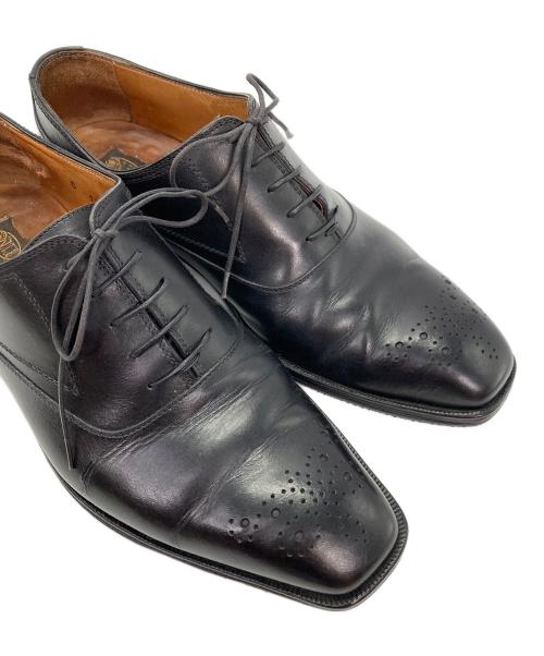 SUTOR MANTELLASSI（ストール・マンテラッシ）Sutor Mantellassi (ストール・マンテラッシ) メダリオンシューズ ブラック サイズ:7 1/2の古着・服飾アイテム