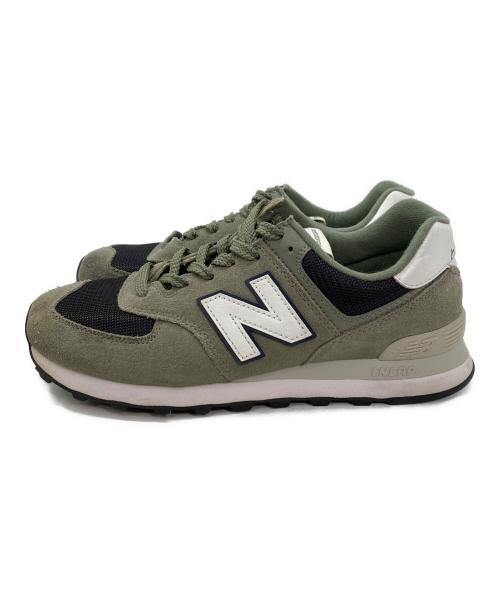 NEW BALANCE（ニューバランス）NEW BALANCE (ニューバランス) ローカットスニーカー カーキ サイズ:26.5の古着・服飾アイテム