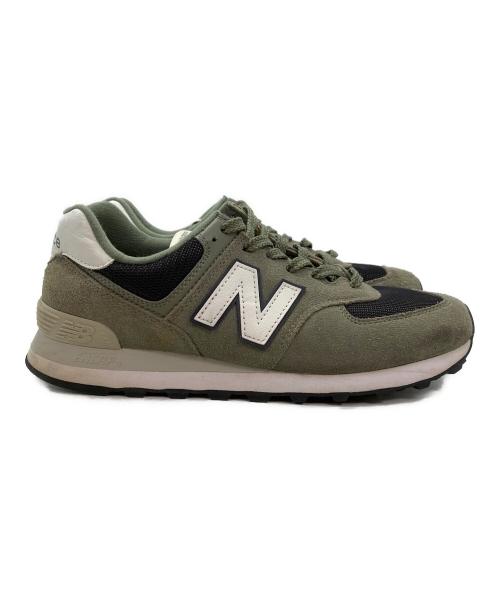 NEW BALANCE（ニューバランス）NEW BALANCE (ニューバランス) ローカットスニーカー カーキ サイズ:26.5の古着・服飾アイテム