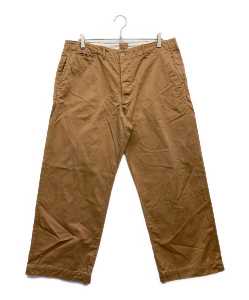 BUZZ RICKSON'S（バズリクソンズ）BUZZ RICKSON'S  (バズリクソンズ) チノトラウザーズ ブラウン サイズ:91cm (Ｗ36)の古着・服飾アイテム