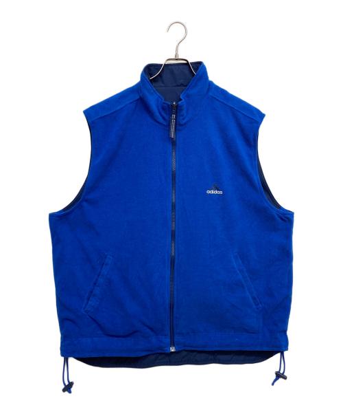 adidas（アディダス）adidas (アディダス) リバーシブルベスト ブルー サイズ:XLの古着・服飾アイテム