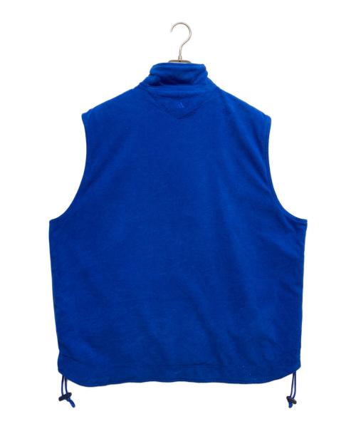 adidas（アディダス）adidas (アディダス) リバーシブルベスト ブルー サイズ:XLの古着・服飾アイテム