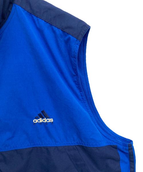 adidas（アディダス）adidas (アディダス) リバーシブルベスト ブルー サイズ:XLの古着・服飾アイテム