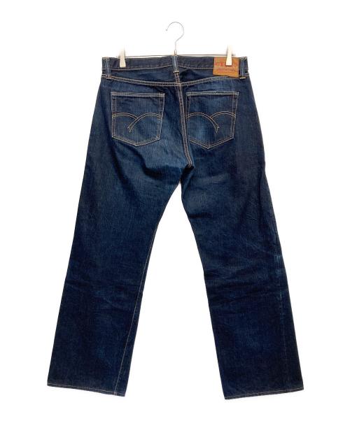 THE FLAT HEAD（ザ・フラットヘッド）THE FLAT HEAD (ザ・フラットヘッド) 14.5oz ストレート ジーンズ インディゴ サイズ:91cm(ｗ36)の古着・服飾アイテム