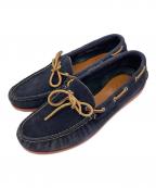 RANCOURTランコート）の古着「ドライビングデッキシューズ」｜ネイビー