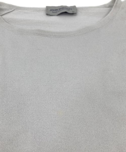 JOHN SMEDLEY（ジョンスメドレー）JOHN SMEDLEY (ジョンスメドレー) クルーネックニット グレー サイズ:XSの古着・服飾アイテム