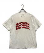 BLURHMSブラームス）の古着「HEAVY METALプリントT」｜ホワイト