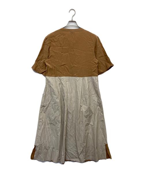 Rosier（ロジエ）Rosier (ロジエ) タイプライターストライプロングコートドレス ブラウン サイズ:38の古着・服飾アイテム