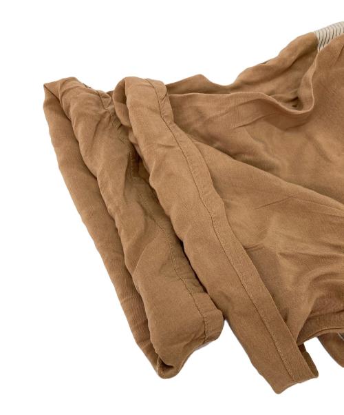 Rosier（ロジエ）Rosier (ロジエ) タイプライターストライプロングコートドレス ブラウン サイズ:38の古着・服飾アイテム