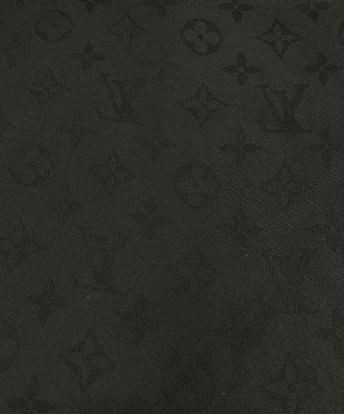 LOUIS VUITTON（ルイ ヴィトン）LOUIS VUITTON (ルイ ヴィトン) シルク混大判ストール ブラックの古着・服飾アイテム