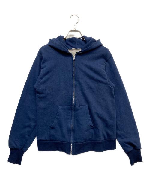 古着（フルギ）古着 (フルギ) 50‘ｓ～60‘ｓサーマルジップパーカー ブルー サイズ:FREEの古着・服飾アイテム