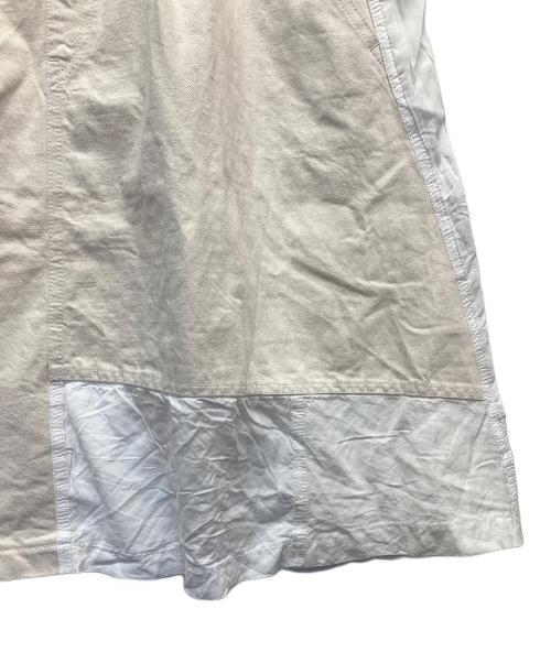 tricot COMME des GARCONS（トリココムデギャルソン）tricot COMME des GARCONS (トリココムデギャルソン) エプロンワンピース ホワイト サイズ:Sの古着・服飾アイテム