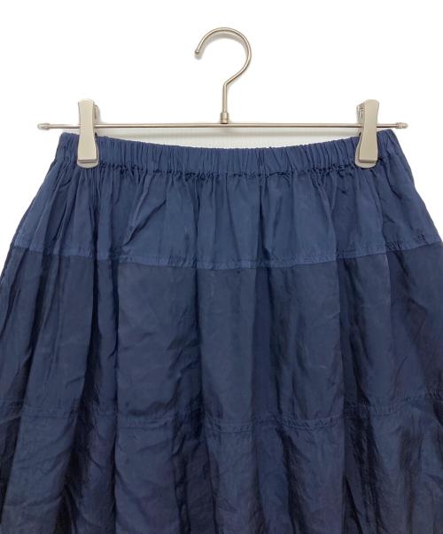 tricot COMME des GARCONS（トリココムデギャルソン）tricot COMME des GARCONS (トリココムデギャルソン) レース切替スカート ネイビー サイズ:記載無の古着・服飾アイテム