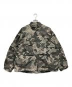 TIGHTBOOTH PRODUCTIONタイトブースプロダクション）の古着「RAIN CAMO BDU SWINGTOP」｜グリーン