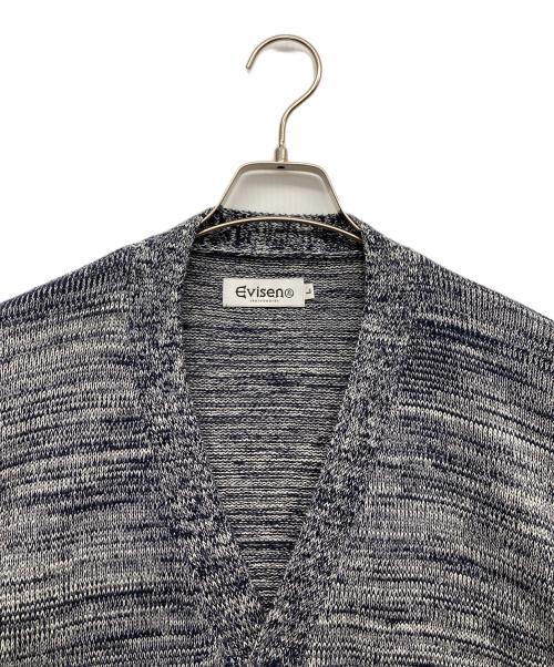 EVISEN（エビセン）EVISEN (エビセン) ZEN AKU KNIT CARDIGAN グレー サイズ:Lの古着・服飾アイテム