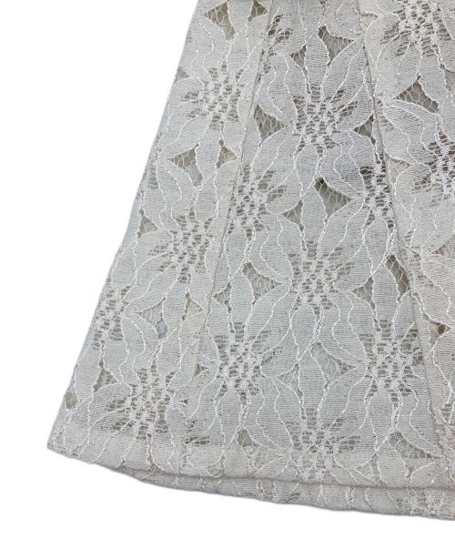 HER LIP TO（ハーリップトゥ）Her lip to (ハーリップトゥ) Floral Lace Mermaid Skirt ホワイト サイズ:Mの古着・服飾アイテム