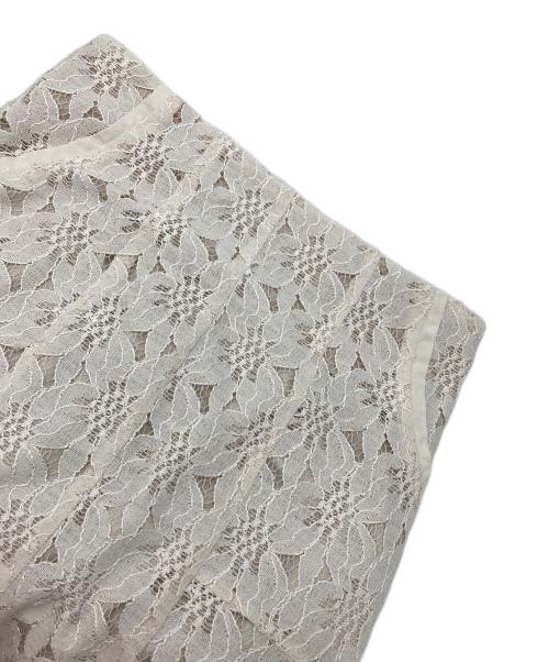 HER LIP TO（ハーリップトゥ）Her lip to (ハーリップトゥ) Floral Lace Mermaid Skirt ホワイト サイズ:Mの古着・服飾アイテム