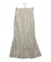 Her lip to（ハーリップトゥ）の古着「Floral Lace Mermaid Skirt」｜ホワイト