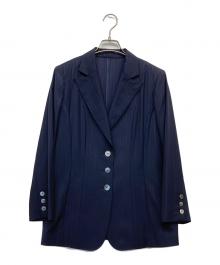 Leilian（レリアン）の古着「ウールジャケット」｜ネイビー