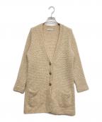 BRUNO MANETTIブルーノ マネッティ）の古着「カシミヤ・モヘア混カーディガン」｜ベージュ