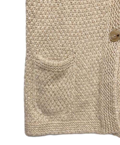 BRUNO MANETTI（ブルーノ マネッティ）BRUNO MANETTI (ブルーノ マネッティ) カシミヤ・モヘア混カーディガン ベージュ サイズ:9の古着・服飾アイテム