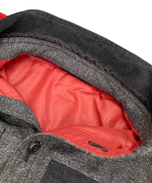 COMME des GARCONS HOMME（コムデギャルソン オム）COMME des GARCONS HOMME (コムデギャルソン オム) 切替チェックシャツ グレー サイズ:Mの古着・服飾アイテム