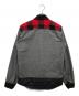 COMME des GARCONS HOMME (コムデギャルソン オム) 切替チェックシャツ グレー サイズ:M：10000円