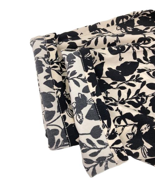 JOURNAL STANDARD relume（ジャーナルスタンダード レリューム）JOURNAL STANDARD relume (ジャーナルスタンダード レリューム) バイカラーフラワーイージーパンツ ホワイト サイズ:F 未使用品の古着・服飾アイテム